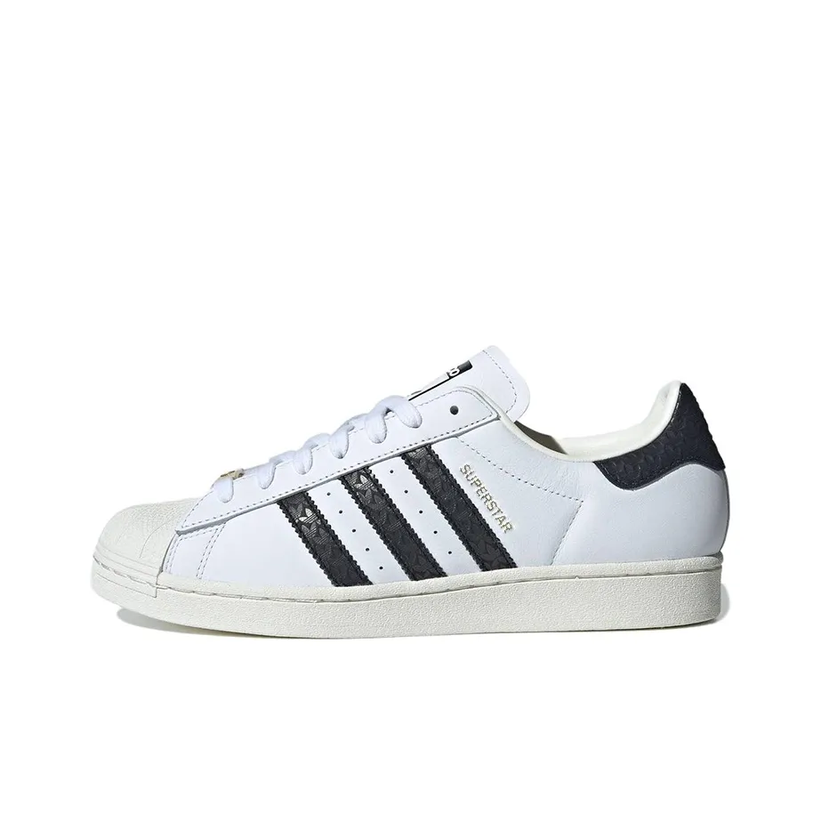 Adidas Superstar Cloud White Core Black Gold Metallic
