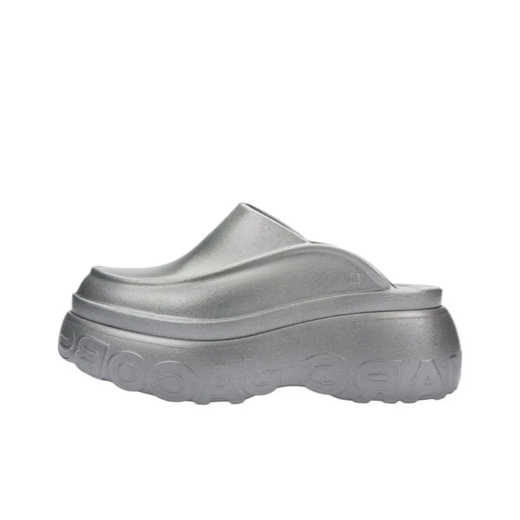 MARC JACOBS x MELISSA Closed Toe Slippers Women's Silver