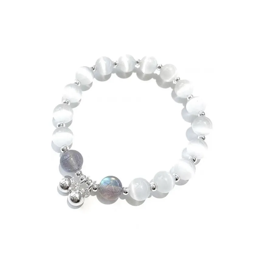 Happy Tide Glass Cat Eye Jade Bracelets Women's