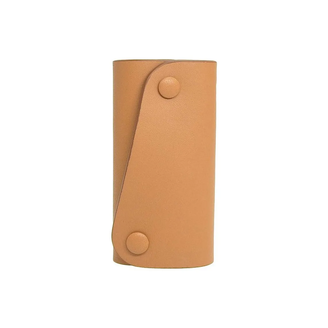 Il Bisonte Cow Leather Key Pouch Unisex Brown