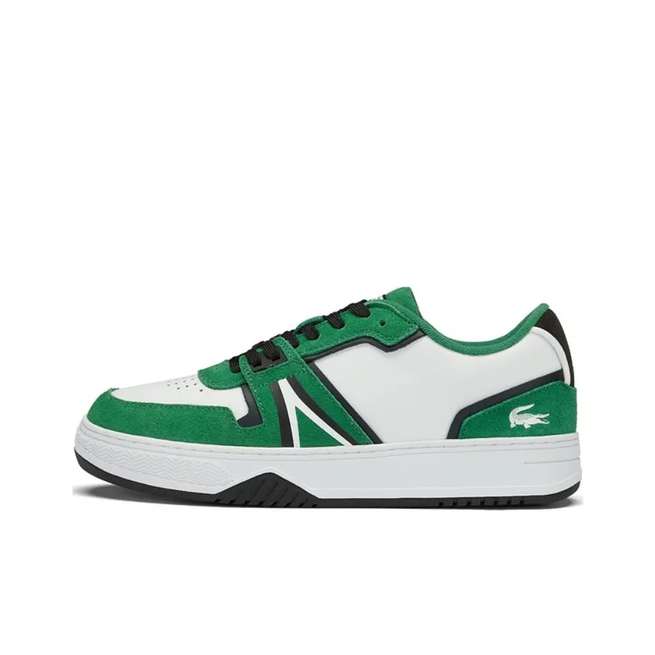 LACOSTE L001 Coated Leather Sneakers
