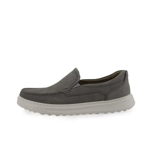 TRANOI Мужские повседневные туфли Low Top Светло-серый Мужские