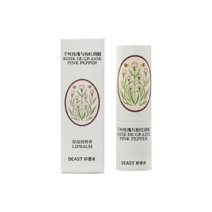 THE BEAST Бальзамы для губ с сухой розой и розовым перцем увлажняющие питательные и восстанавливающие 3,5 г