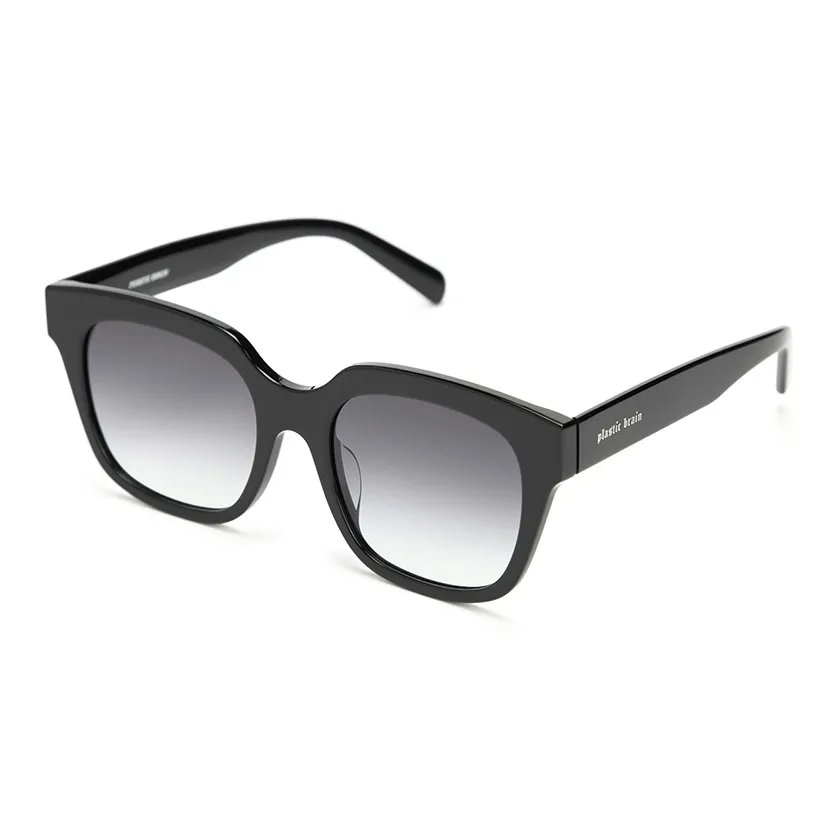 PLASTIC BRAIN Square Sunglasses Unisex