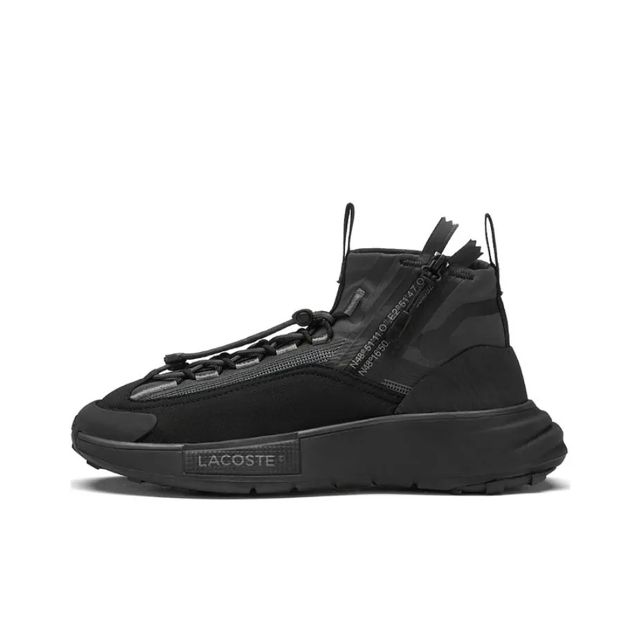 LACOSTE Low top Casual Shoes Women's Black