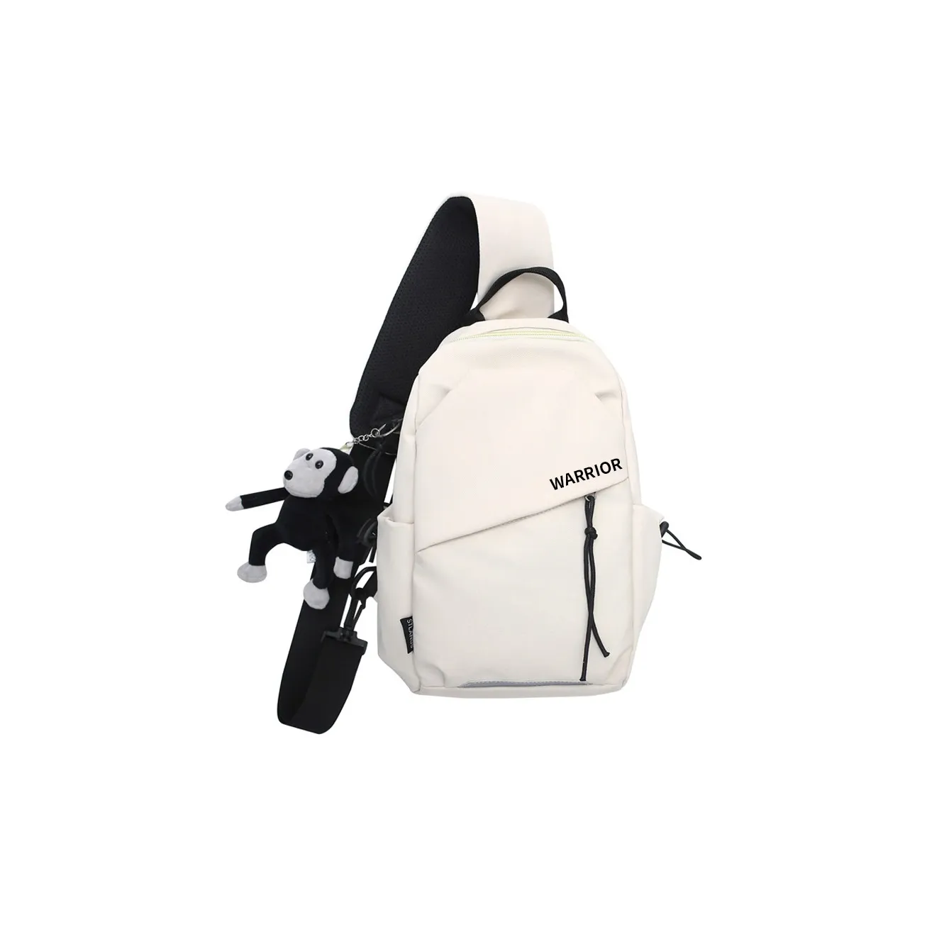 Warrior Нейлоновая сумка Sling большая унисекс черный белый