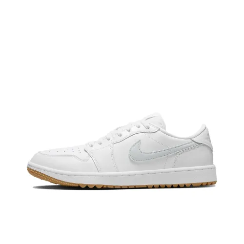 Jordan Air Jordan 1 Винтажные баскетбольные кроссовки Low Top Белый Унисекс