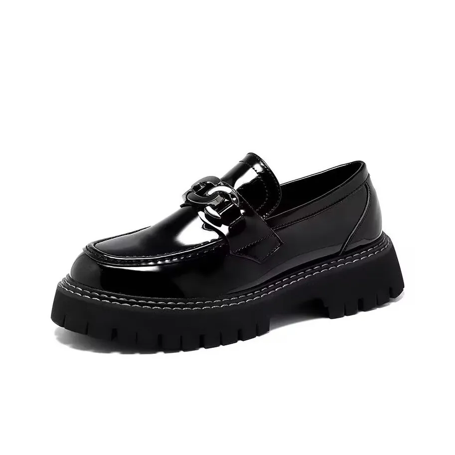 MODENGPAN Loafers 4cm Men's Black