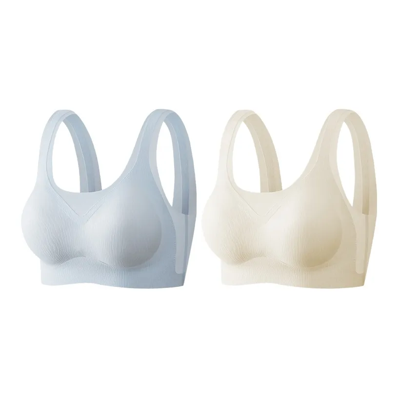 Pretty lady Кожа + Светло-синий Женские Бюстгальтеры