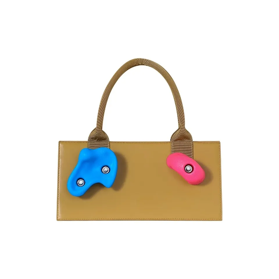 CONP ПУ (полиуретан) Сумка Женская Желто-Коричневая