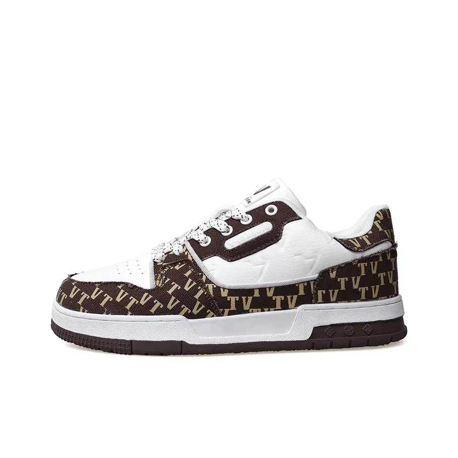 GQWE Non-slip Lightweight Low-Top Skateboard Shoes Unisex