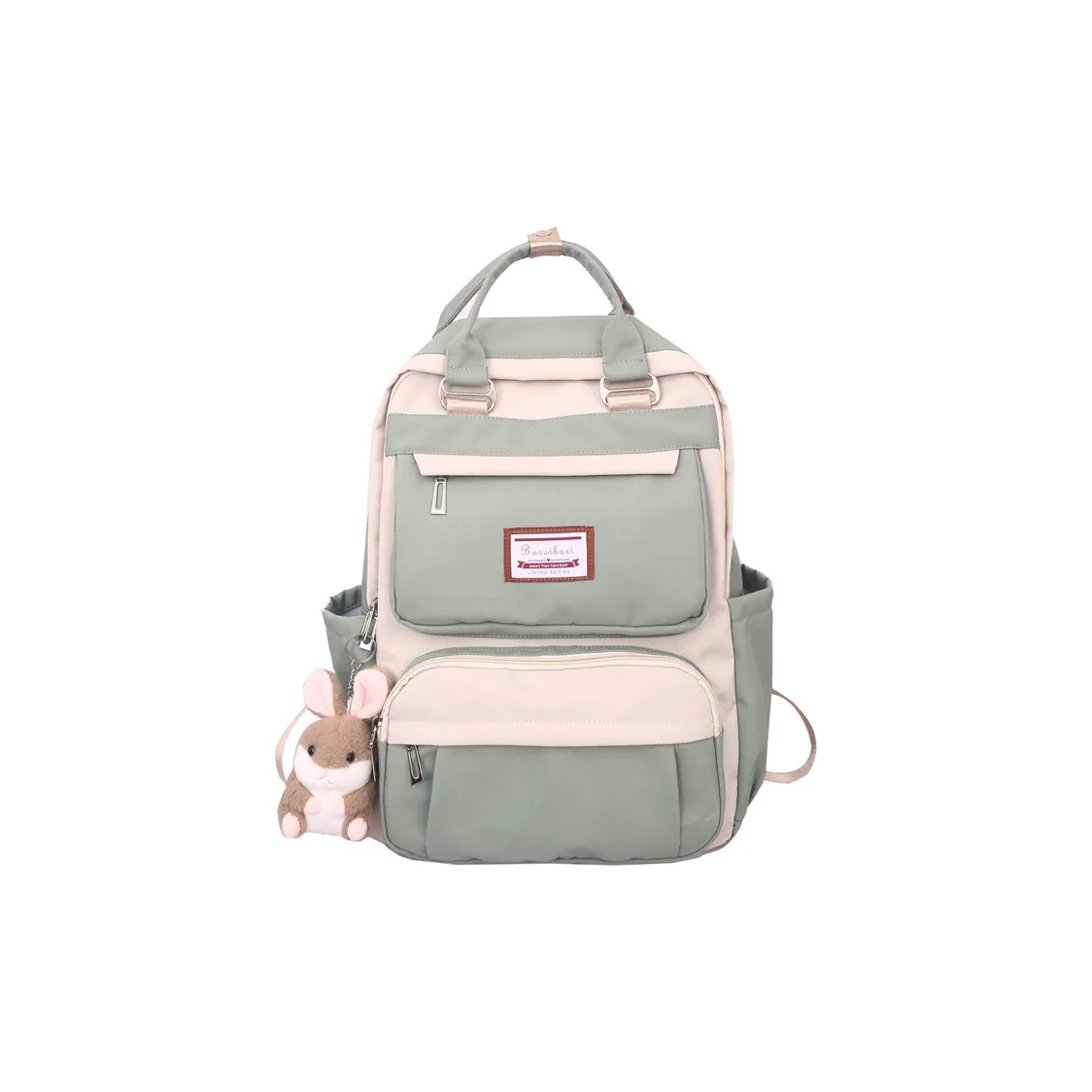 Alcohol Dragon Nylon Carry Backpack Regular Women's Green/Blue/Purple/Pink/Black
