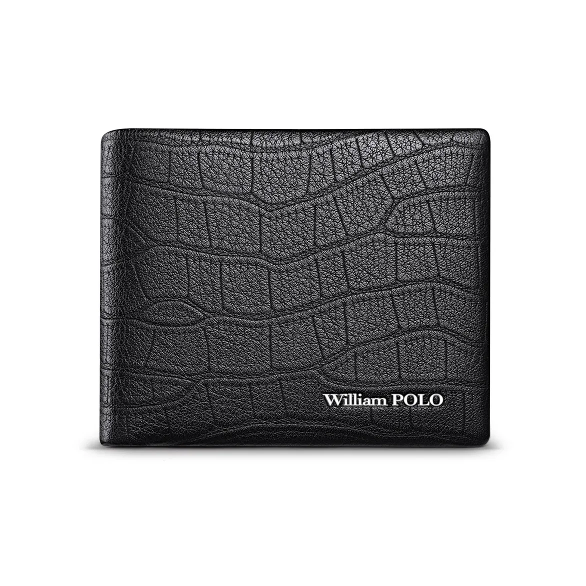WilliamPOLO Кошелек из натуральной коровьей кожи кошелек для монет стандартный мужской черный
