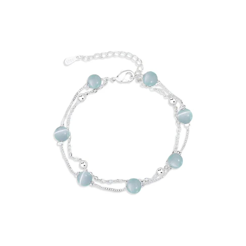 WANLIACC Цветное стекло Нефритовые браслеты Женские