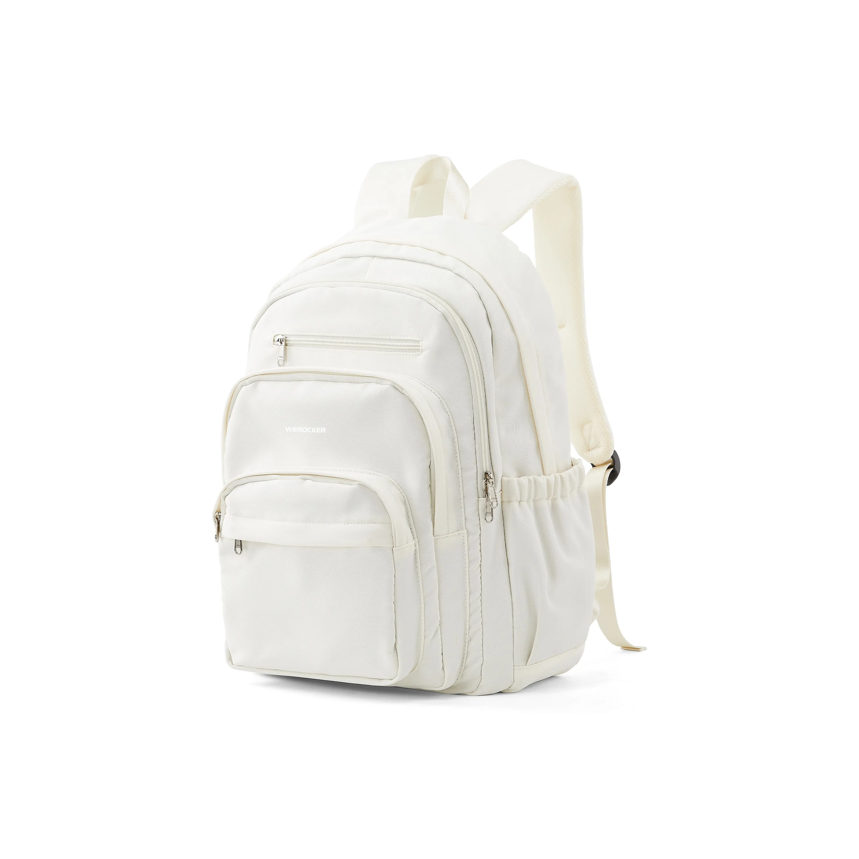 Werocker Fabric Backpack Unisex Black/Ecru/Milk Blue/Gray Brown