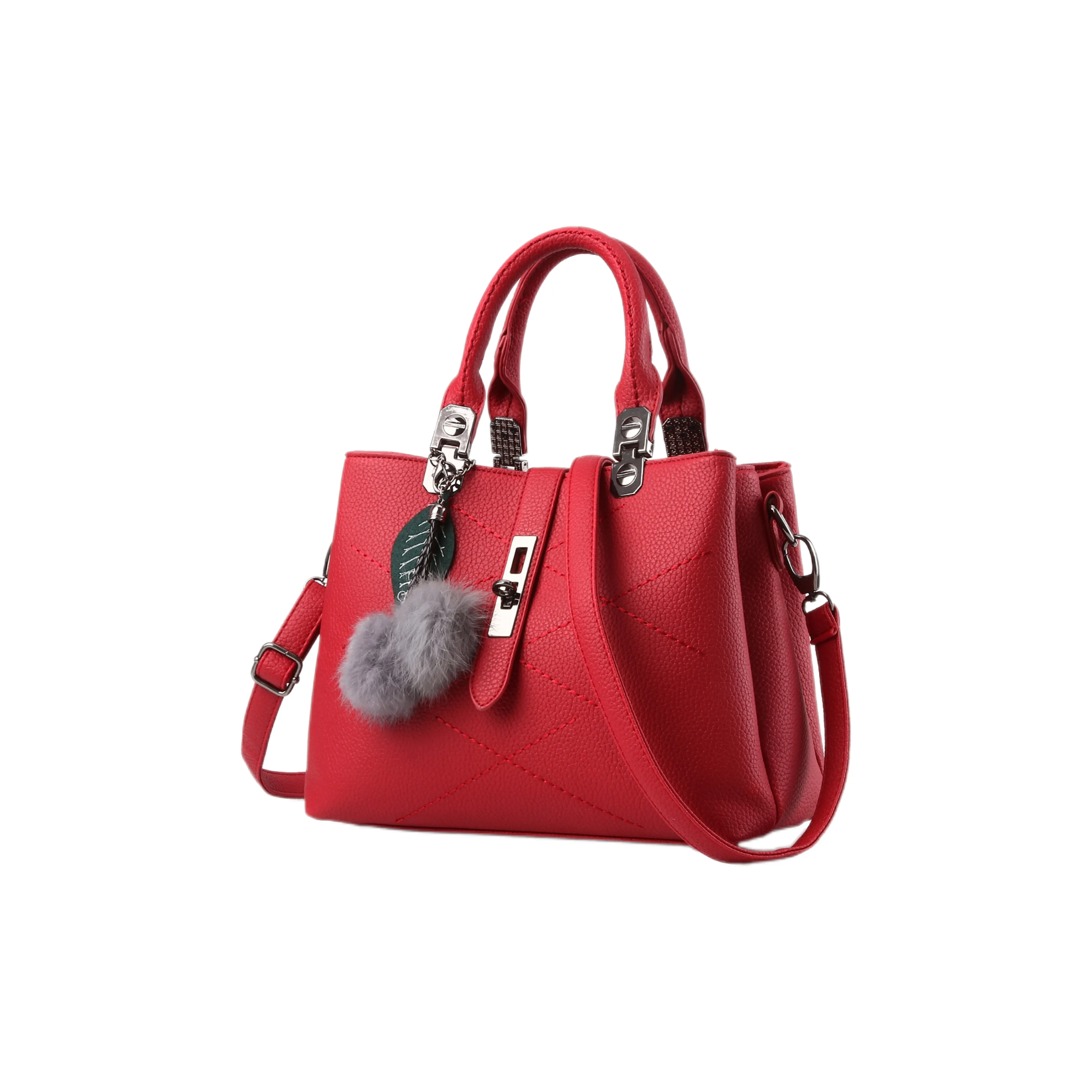 ALOENEY ПУ (полиуретан) Сумка Сумка через плечо Сумка через плечо Женская Бордовый Черный Темно-красный