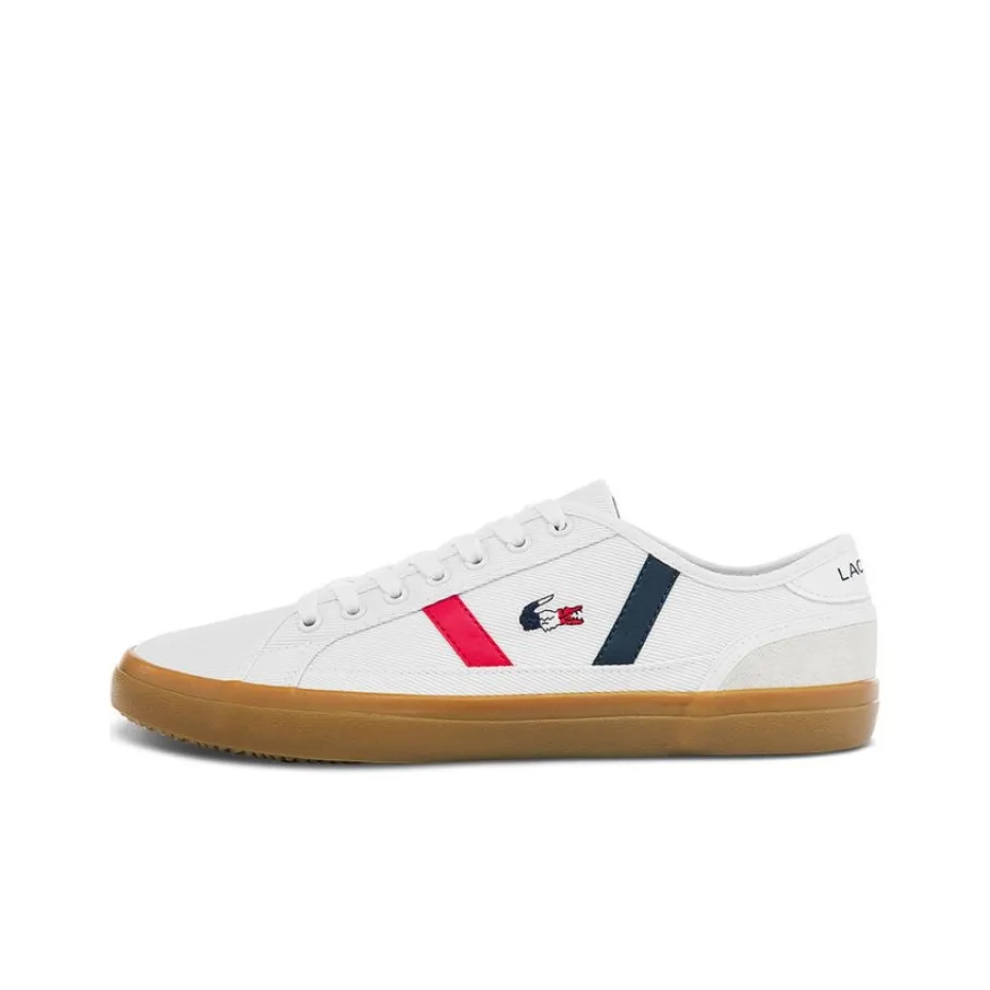 LACOSTE Collaboration Low Топ Скейтборд Кроссовки Мужские Белые