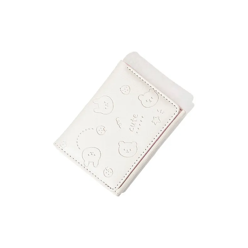 HAWA ПУ (полиуретан) Держатель для карт кошелек Стандартный Женский Белый Розовый Черный Синий Зеленый