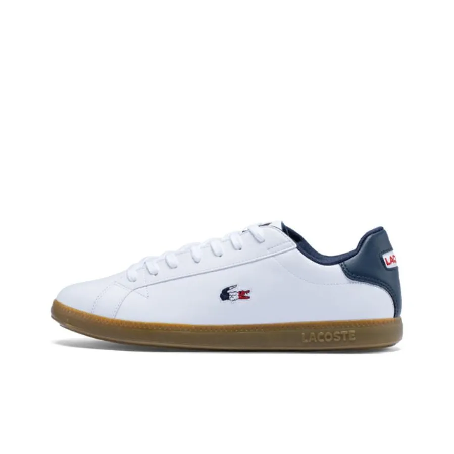 LACOSTE Collaboration Low Топ Скейтборд Кроссовки Мужские Белые