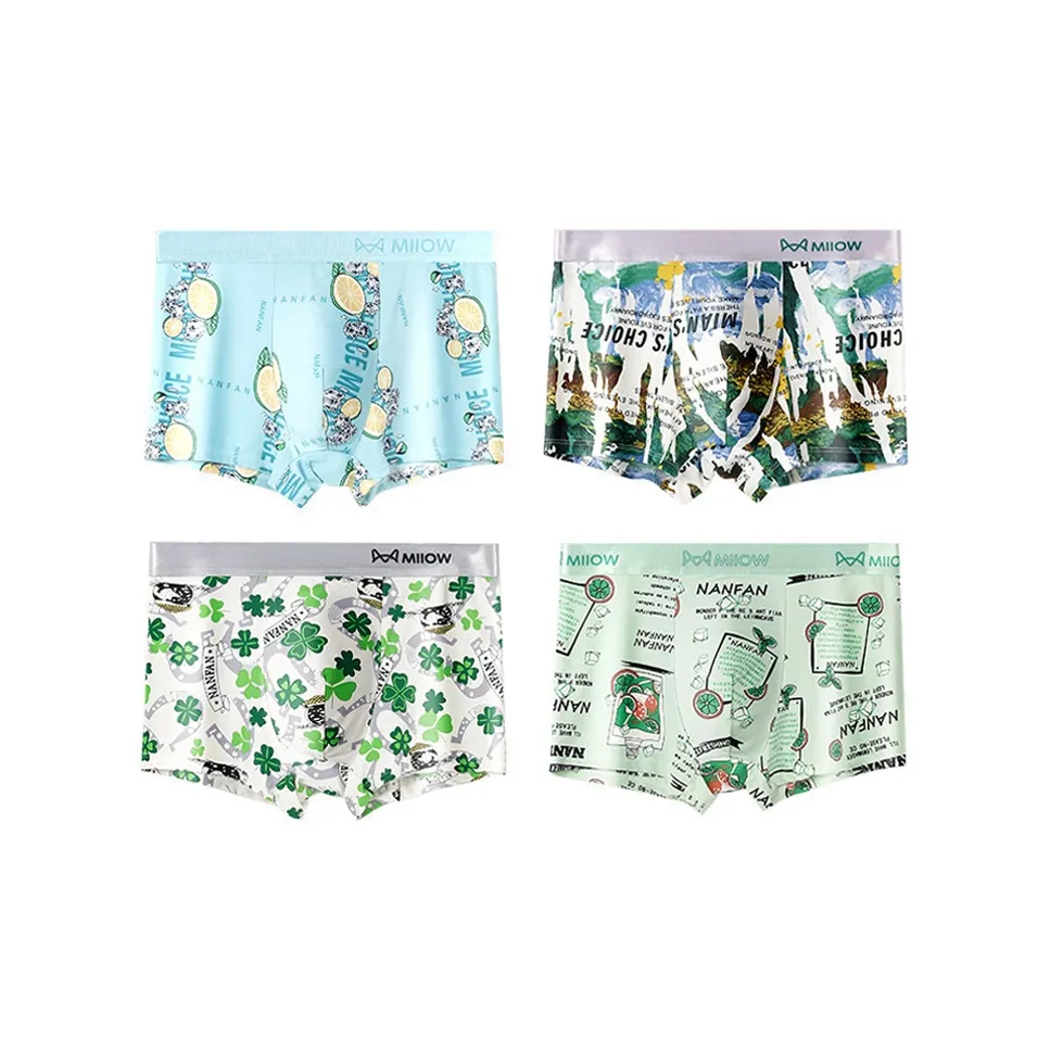 MIIOW Trendy Party Collection Cooling Summer Collection Underpants Men's 4 Pack