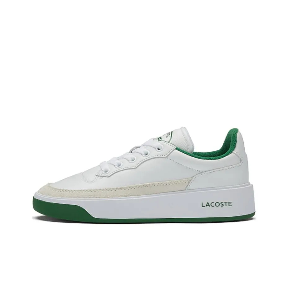 LACOSTE Low Top Skateboard Shoes Women's Ecru