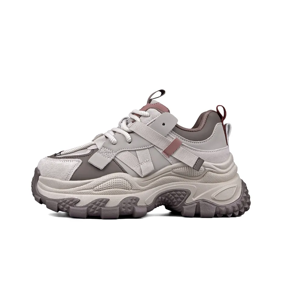 Craftsman Gang Амортизация Дышащий Увеличение Высоты Низкие Кеды 6 см Женские