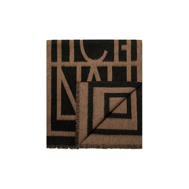 Fancet Studios 100% овечья шерсть вязаные шарфы унисекс разноцветные