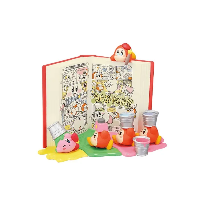BANDAI Kirby Character Ichiban Kuji Comic Kirby And Its Friends A Prize Collaborative Drawing Theme Figure Bonus Gifts