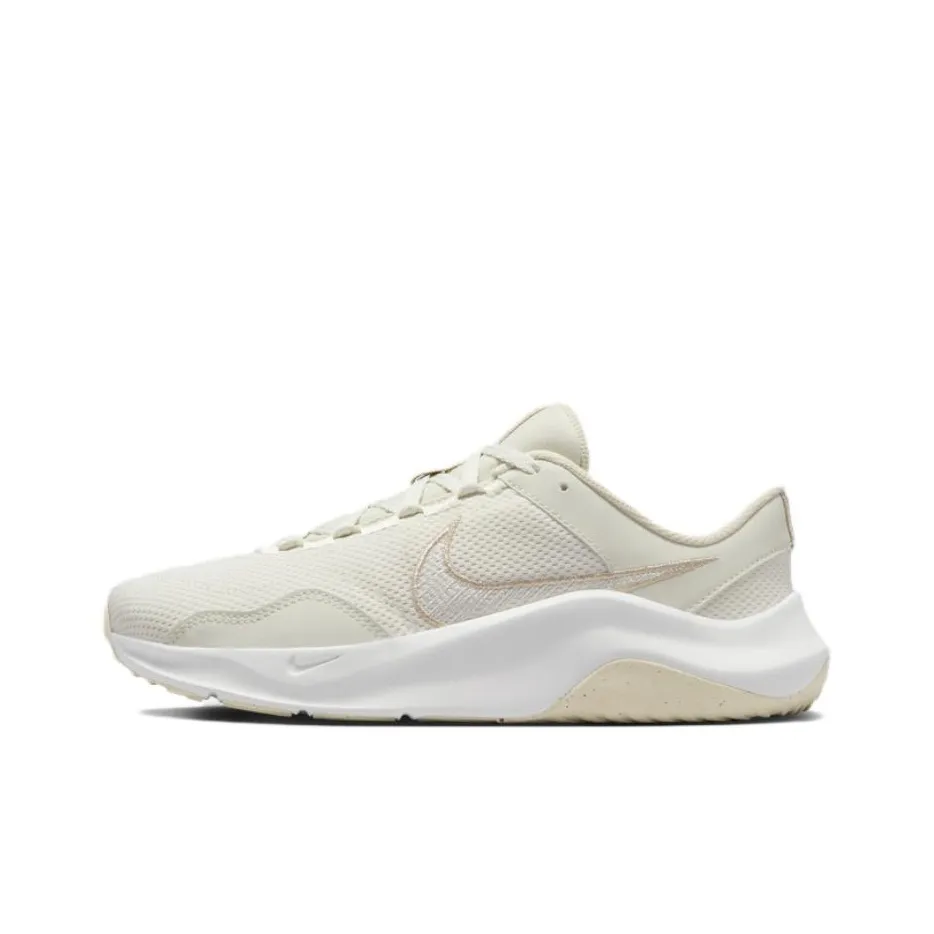 Nike Legend Essential 3 Cushioning Wear-Resistant Low-Top Training Shoes Women's White