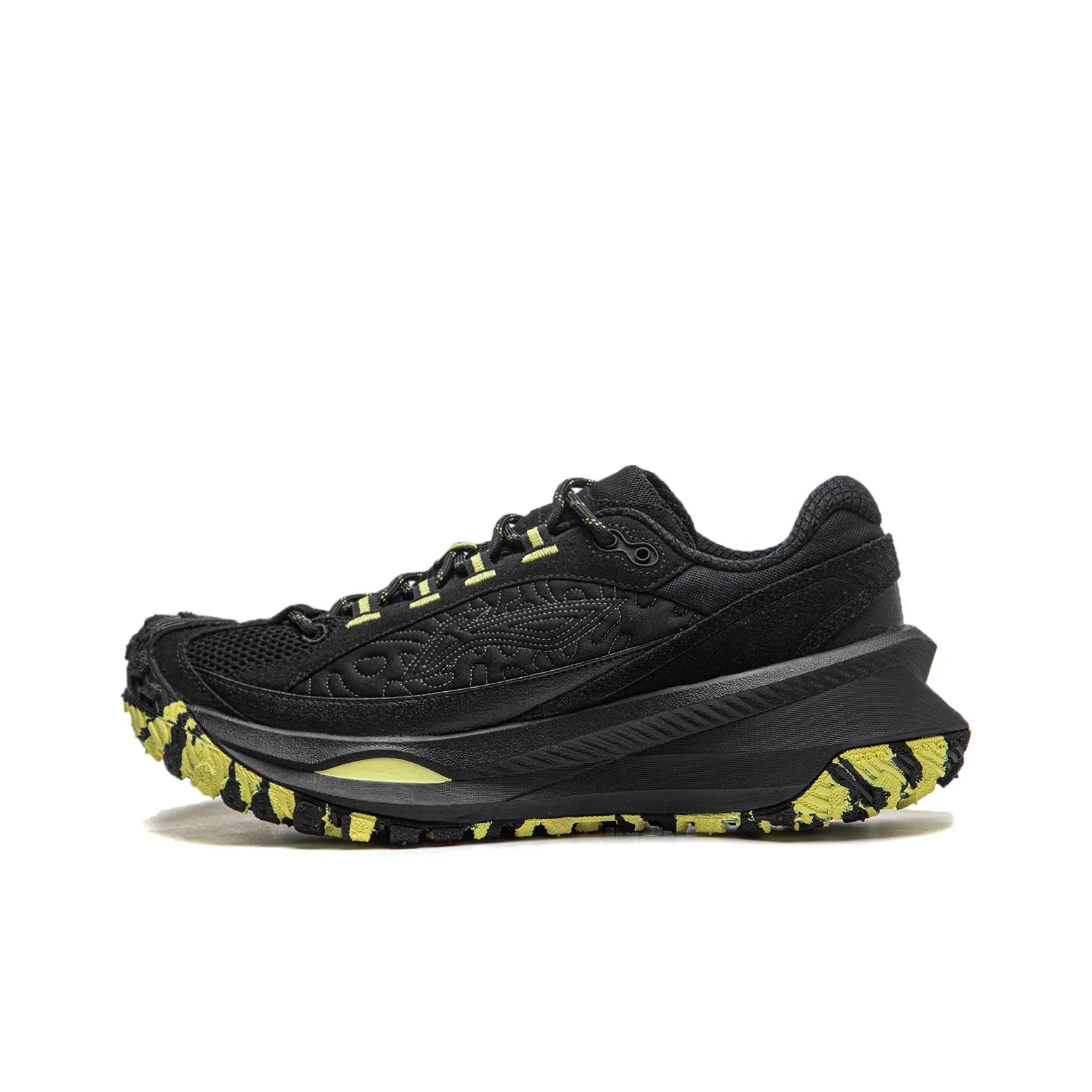 LiNing Wear Resistant Low Top Running Shoes Unisex Black