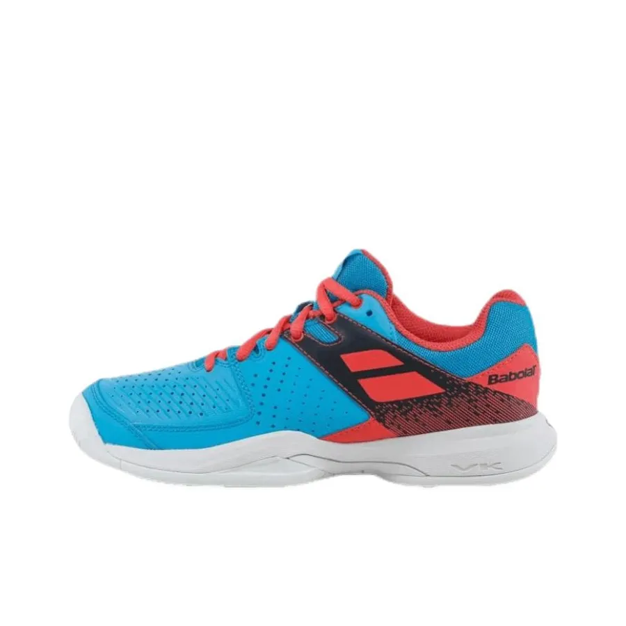 Babolat Shock Absorbers Slip-Resistant Low Top Tennis Shoes Women's Blue Red Баболат Шок Абсорбер Низкие Кроссовки для Тениса Женские Синий Красный