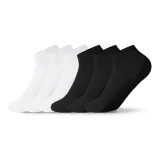페이크 삭스 6cm (3 화이트 + 3 블랙)