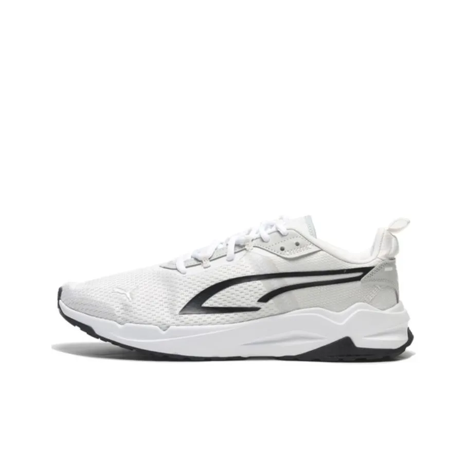 PUMA Stride Износостойкие Низкие Беговые Кроссовки Мужские Белые Черные