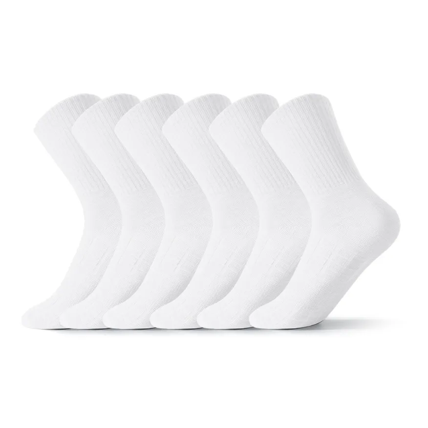 SHIWAJI Носки Crew Мужские упаковка из 6 пар черные