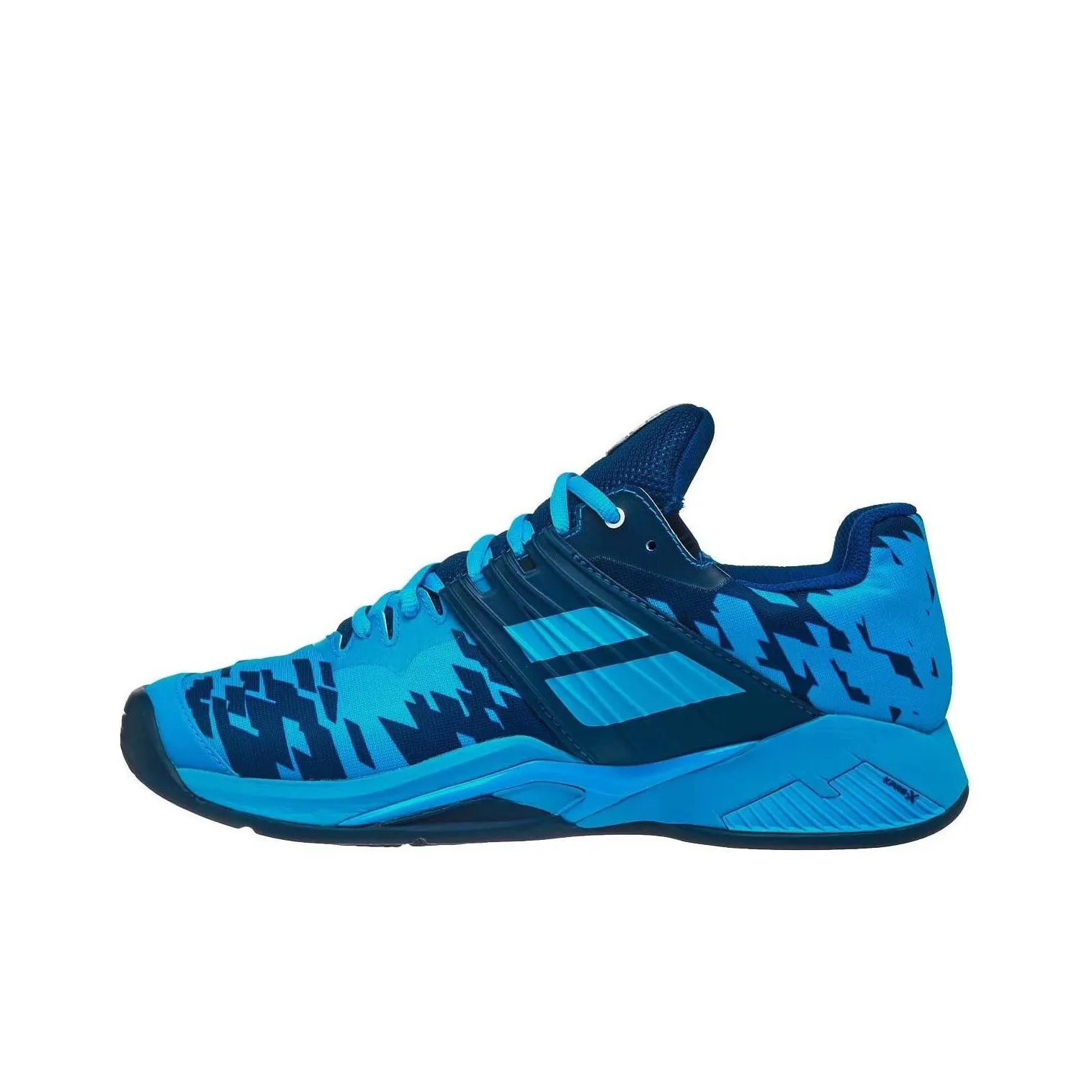 Babolat Anti Slip Wear Resistant Low Top Tennis Shoes Men's Blue