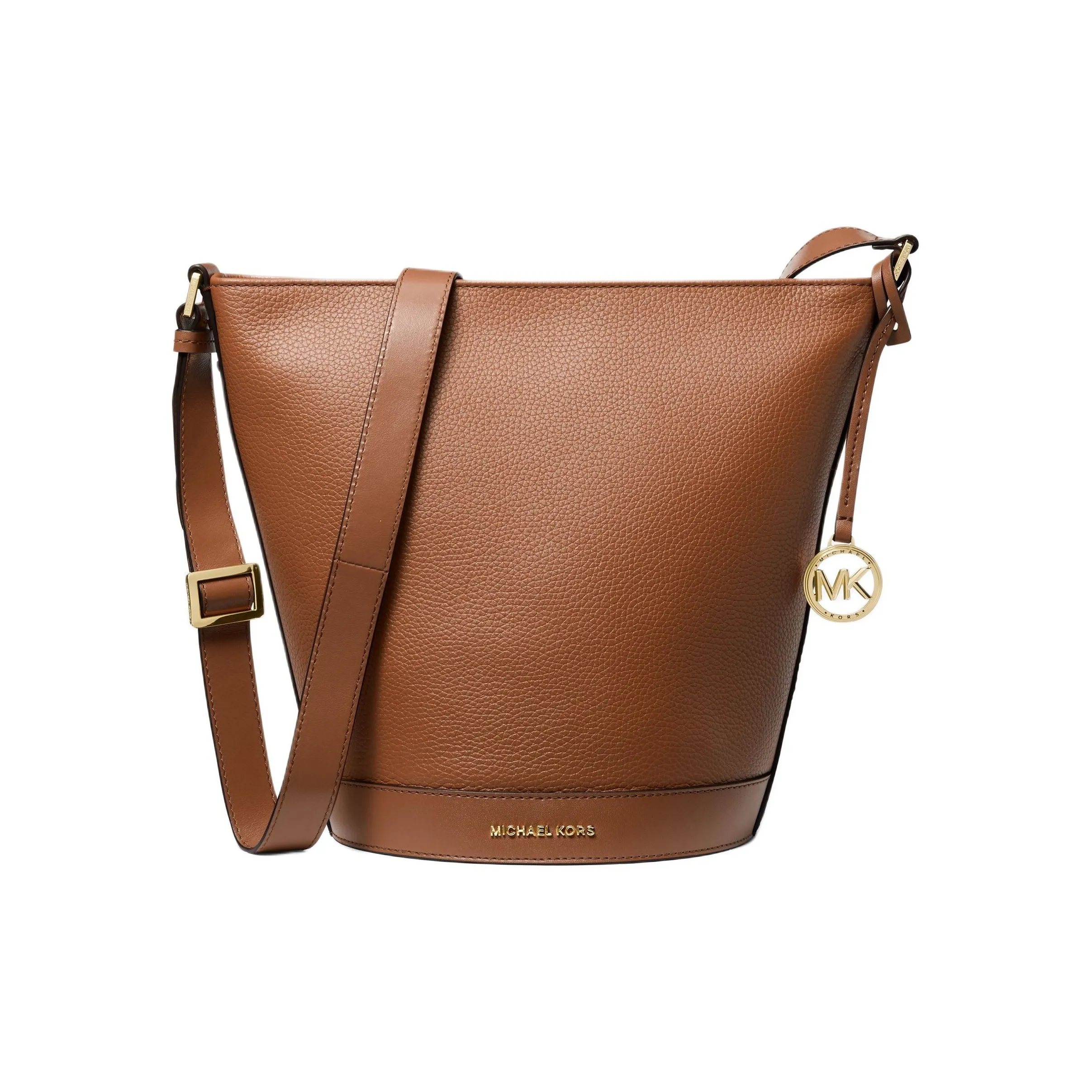 MICHAEL KORS Коровья кожа Ведрообразная сумка Сумка через плечо Средняя Женская Коричневая