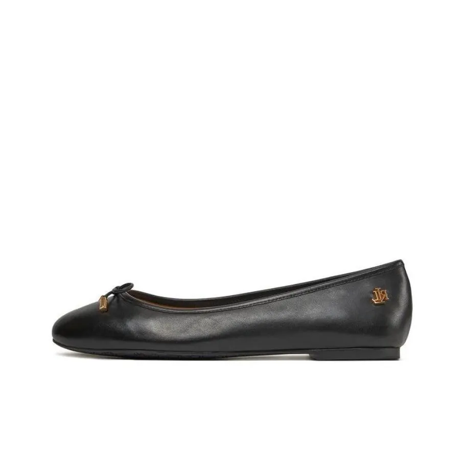Lauren Ralph Lauren Jayna Leather Ballerinas Shoes