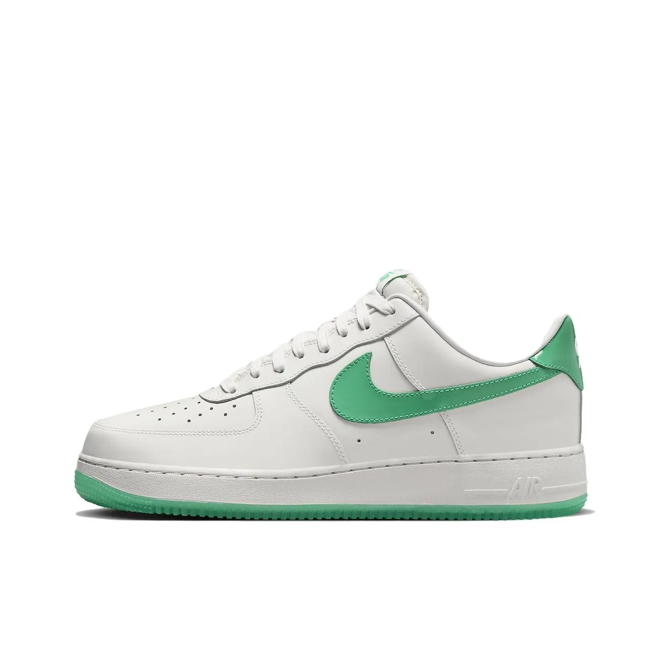 Nike Air Force 1 Low '07 Patent Platinum Tint Stadium Green