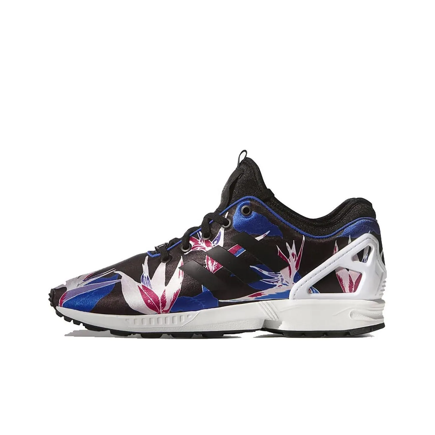 Adidas Originals ZX Flu Амортизация Низкий Топ Casual Унисекс Черный Синий Белый