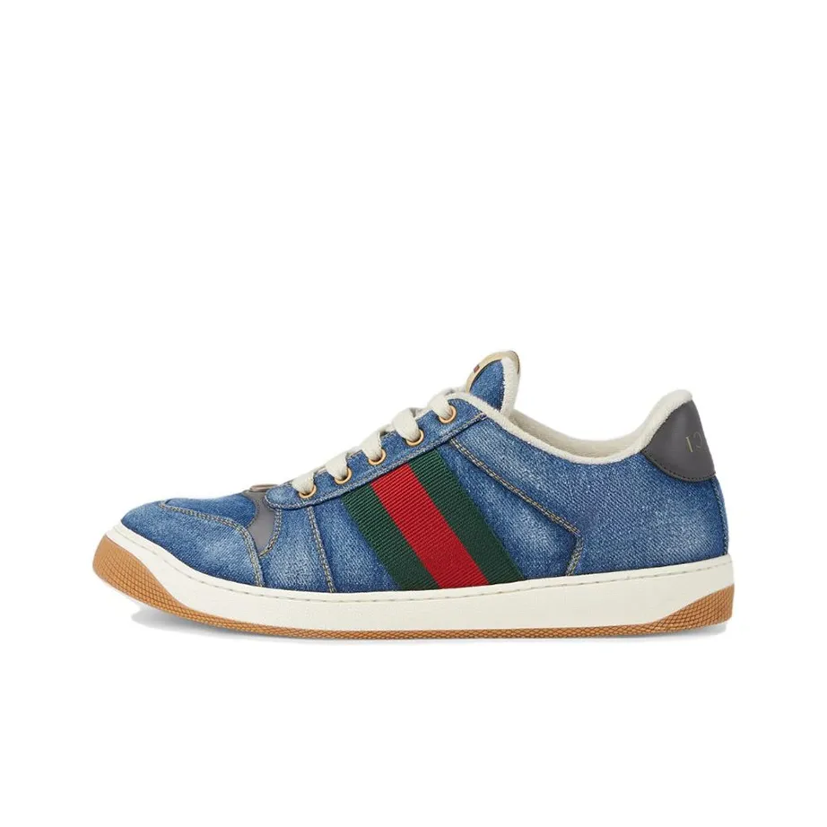 GUCCI Screener Sneaker 'Blue Denim'