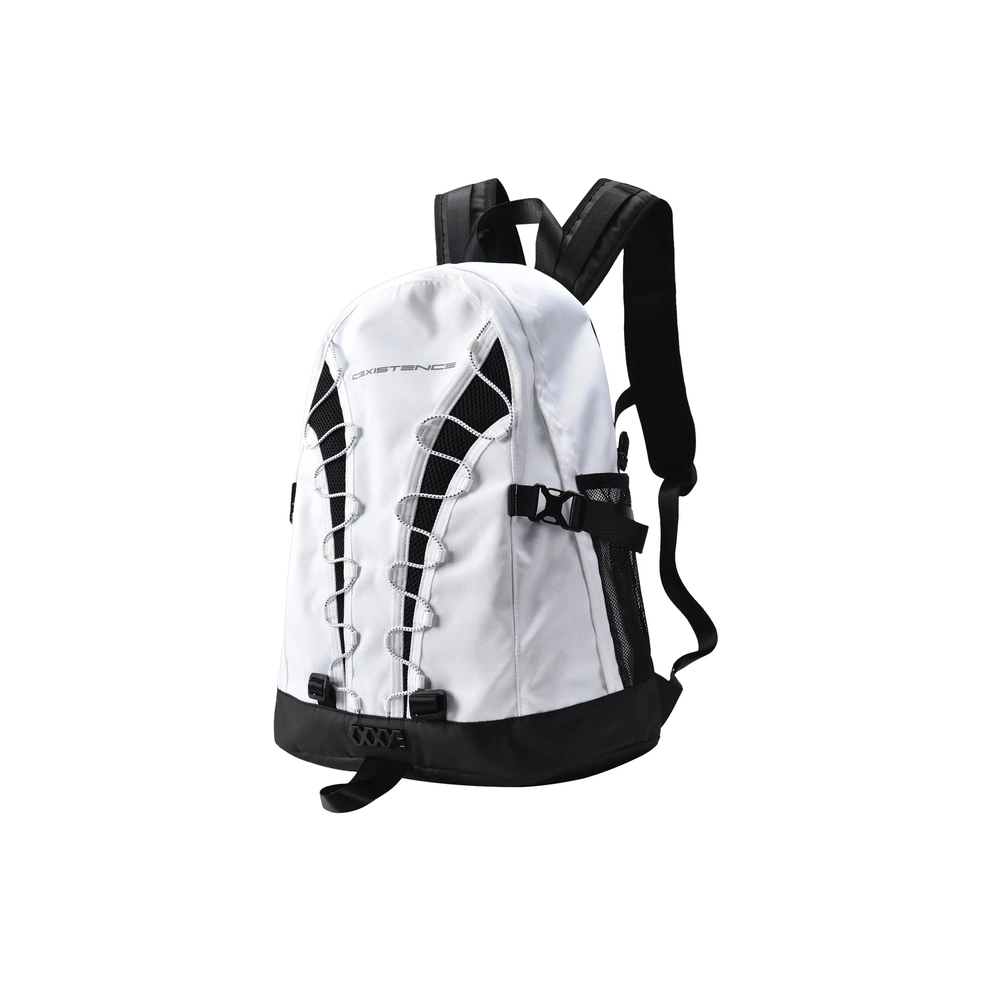 COEXISTENCE Polyester Water Repellent Travel Hiking Commute Outing Backpack Regular Unisex White