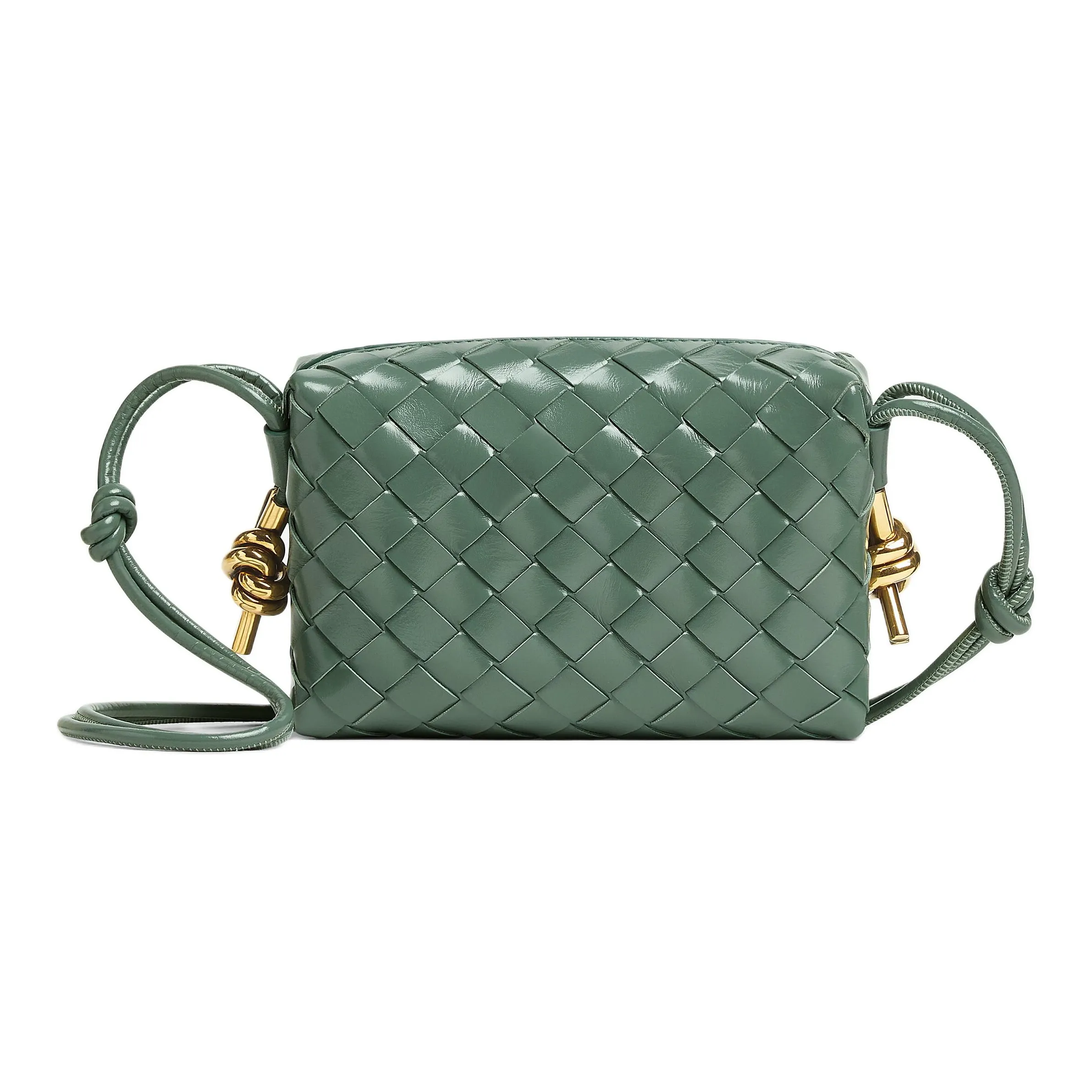 Bottega Veneta Mini Loop Woven Crossbody Bag