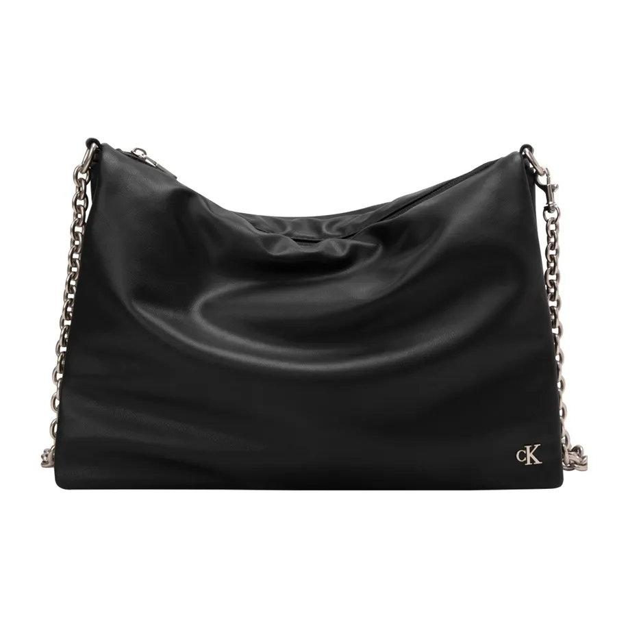 calvin Watch KLEIN Blended Material Shoulder Bag Women's Space Black