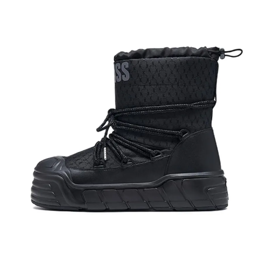 KSWISS Термические водонепроницаемые носки Crew для сноубутсов Мужские Черные