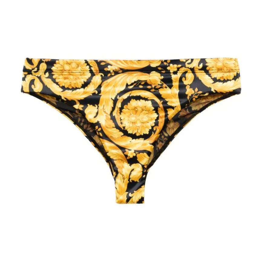 VERSACE Barocco Printed Mid Rise Briefs