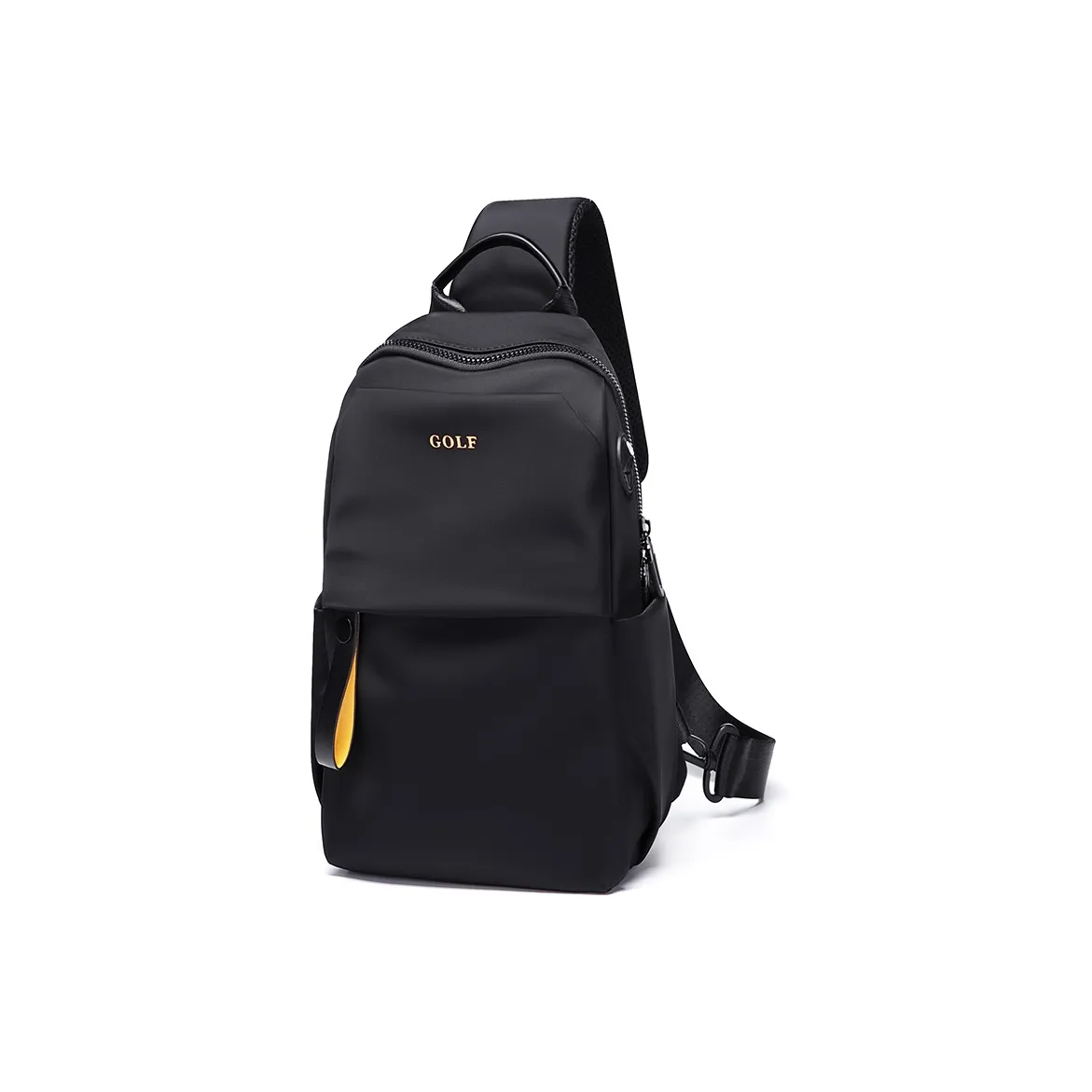 GOLF Polyamide Crossbody Bag Shoulder Bag Sling Bag Medium Size Men's Black/Dark Indigo/Raven Gray