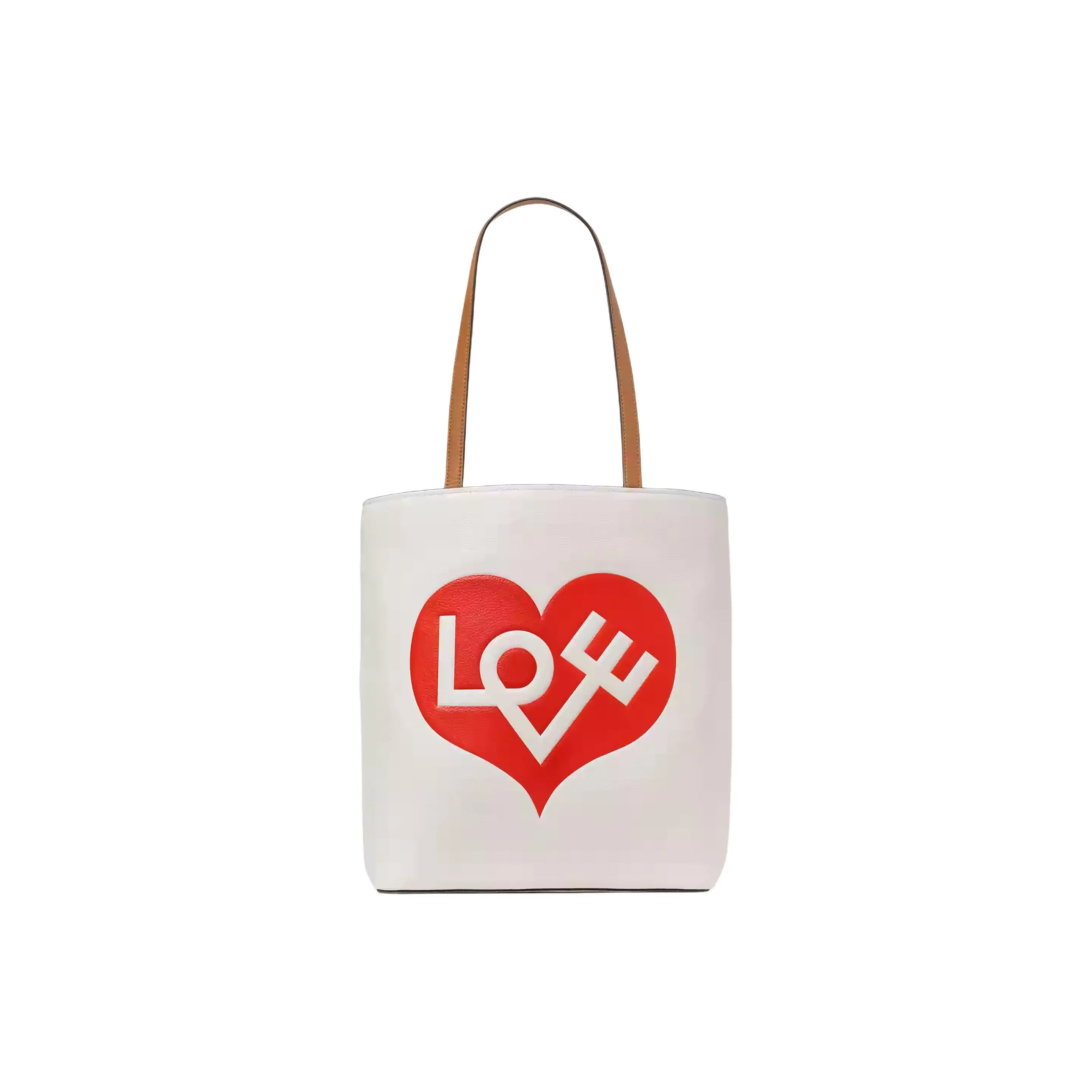 Kate Spade Leather Tote Bag, Shopping Bag, Handbag, Shoulder Bag Women's Cream