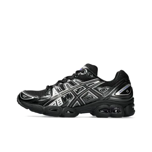 Asics Гель Nimbus 9 Повседневная обувь Низкий Топ Черно-серебро Мужская