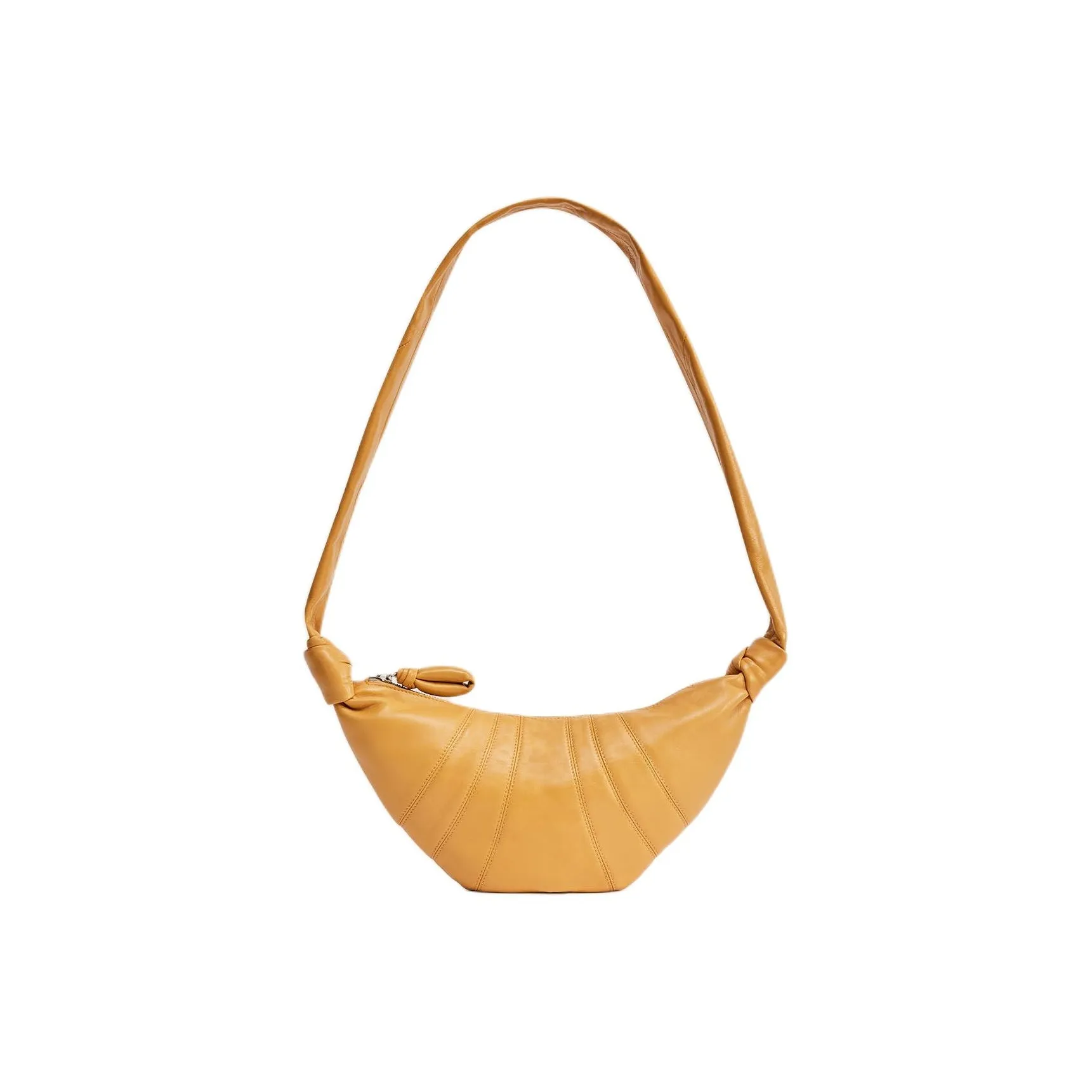 Lemaire Soft Leather Croissant Bag, Portable Crossbody Bag, Shoulder Bag Unisex Butter