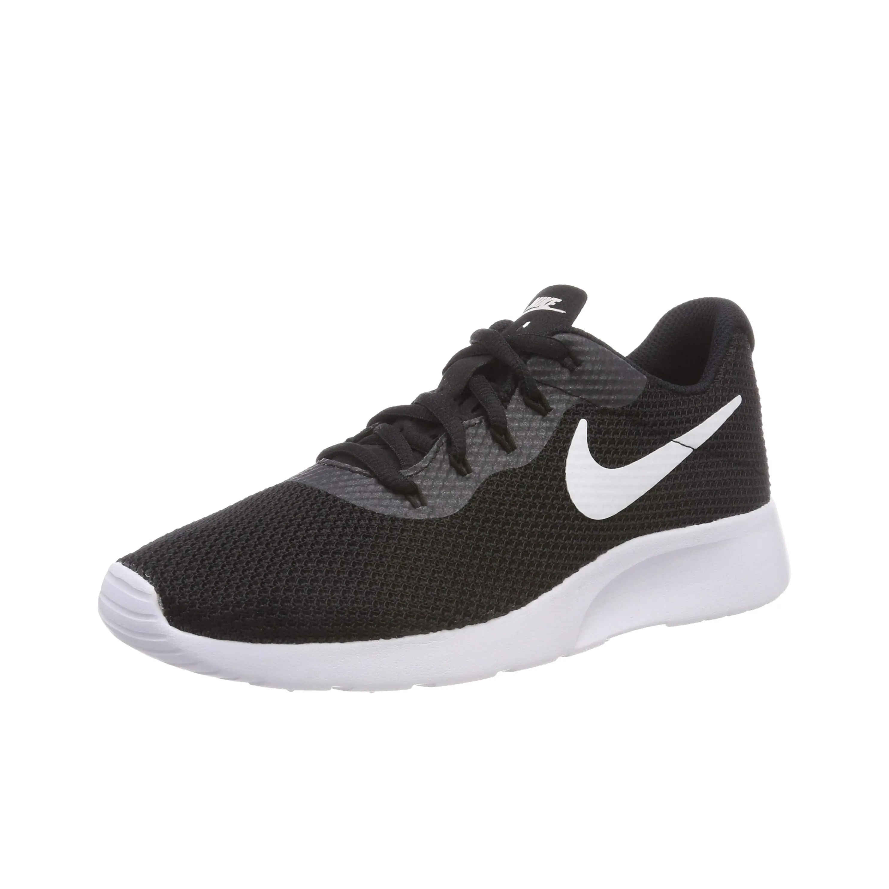 Nike Tanjun Durable Breathable Low-Top Training Running Shoes Women's Black White